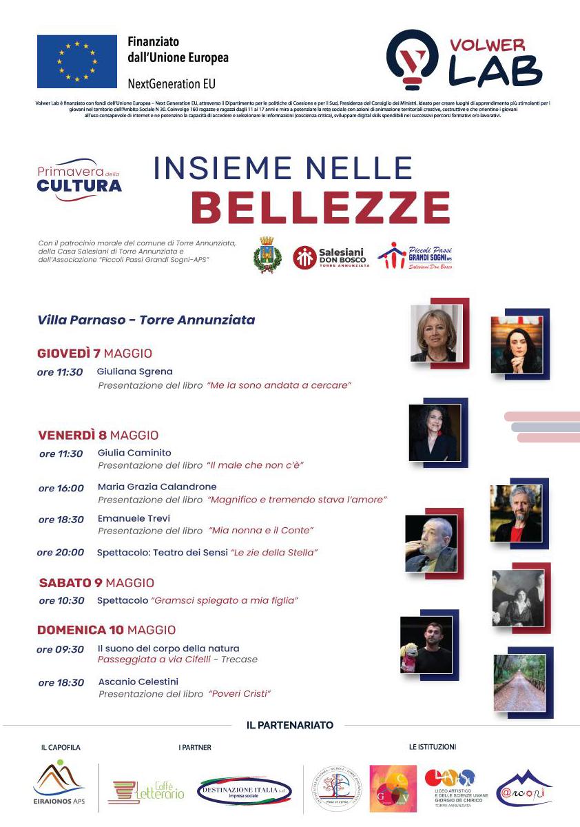 Insieme nelle Bellezze a Villa Parnaso dal 7 al 10 Maggio